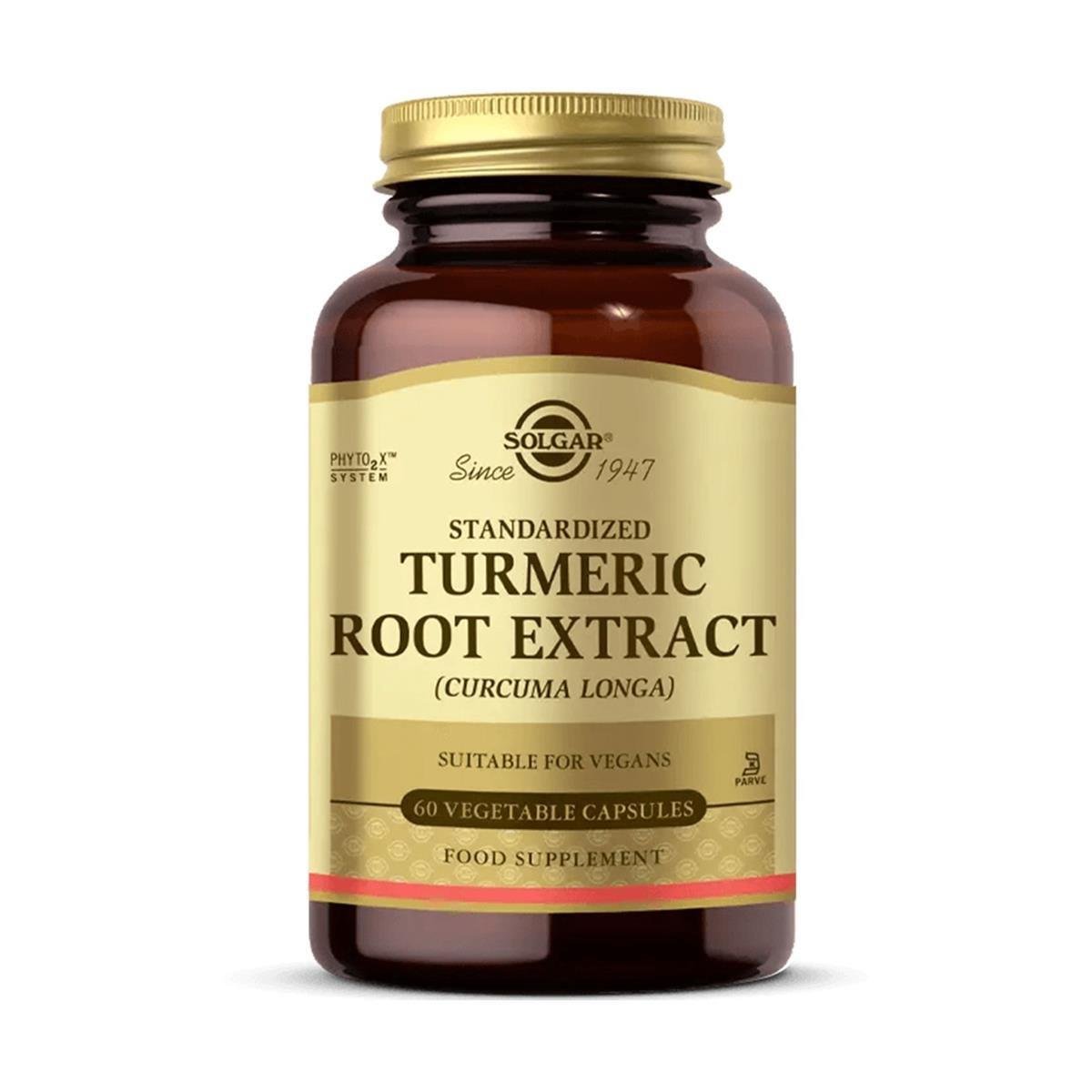 Solgar Turmeric Root Extract 60 Kapsül