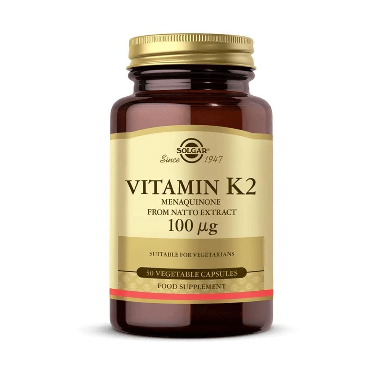 Solgar Vıtamın K2 100 MG 50 Tablet