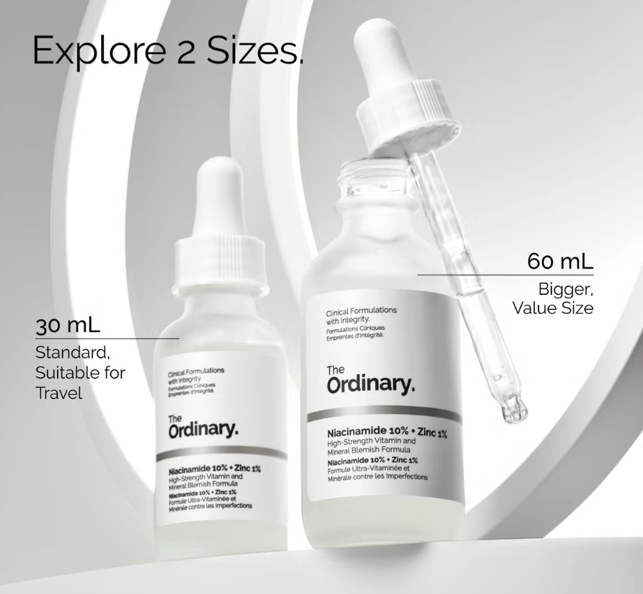 The Ordinary Niacinamide 10% + Zinc 1% 60 ml