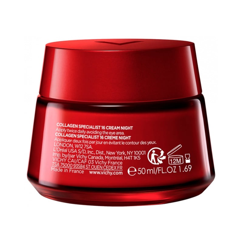 Vichy Liftactiv Collagen Specialist Yaşlanma Karşıtı Gece Bakım Kremi 50 ml