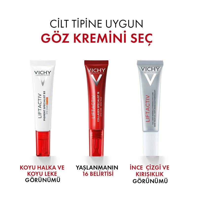 Vichy Liftactiv Pigment Specialist B3 SPF50+ Göz Bakım Kremi 15 ml
