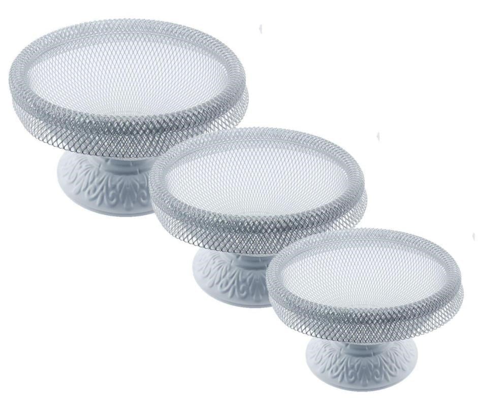 METAL KASE SEPET FİLELİ 3LÜ SET