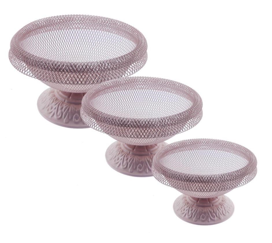 METAL KASE SEPET FİLELİ 3LÜ SET