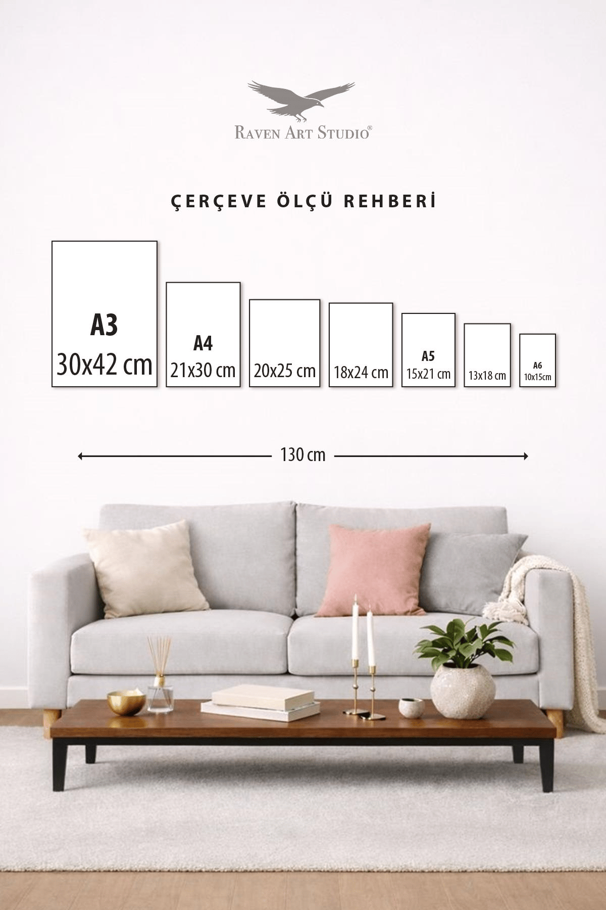 Ermitaj 10cm x 15cm Siyah Resim Fotoğraf Belge Poster Evrak Çerçevesi Korumalı Kırılmaz Pleksi Cam