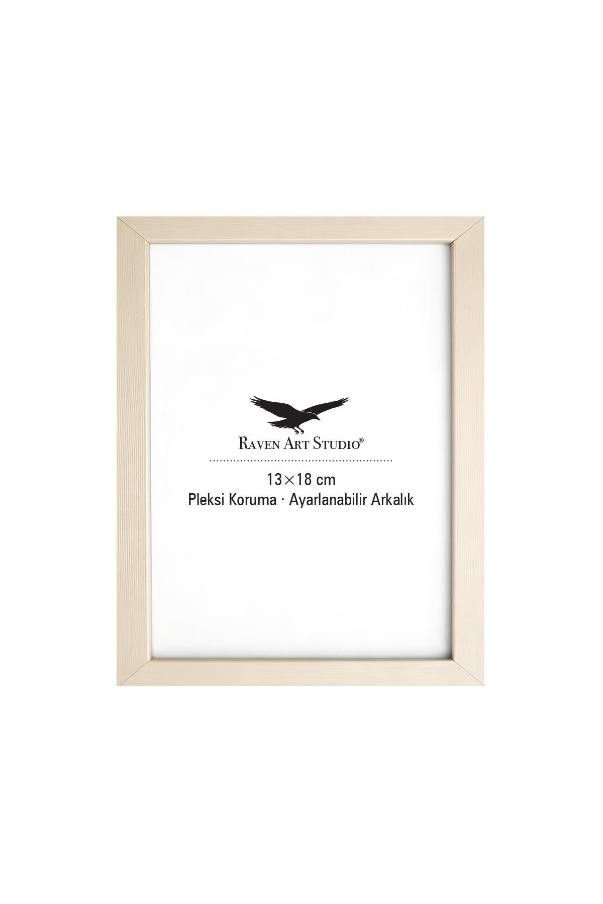 Ermitaj 13cm x 18cm Sedef Resim Fotoğraf Belge Poster Evrak Çerçevesi Korumalı Kırılmaz Pleksi Cam