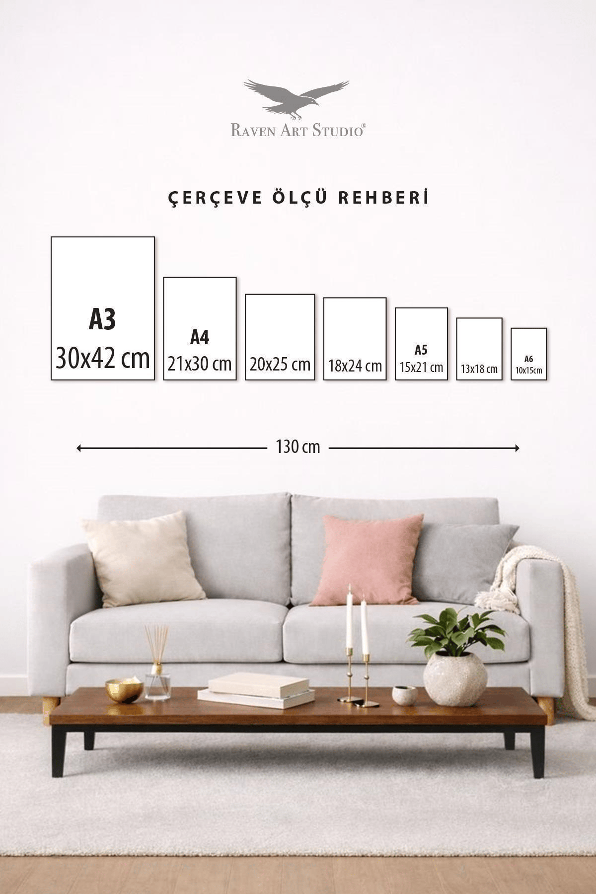 Ermitaj A4 Ebat 21cm x 30cm Altın Resim Fotoğraf Belge Poster Evrak Çerçevesi Korumalı Kırılmaz Pleksi Cam