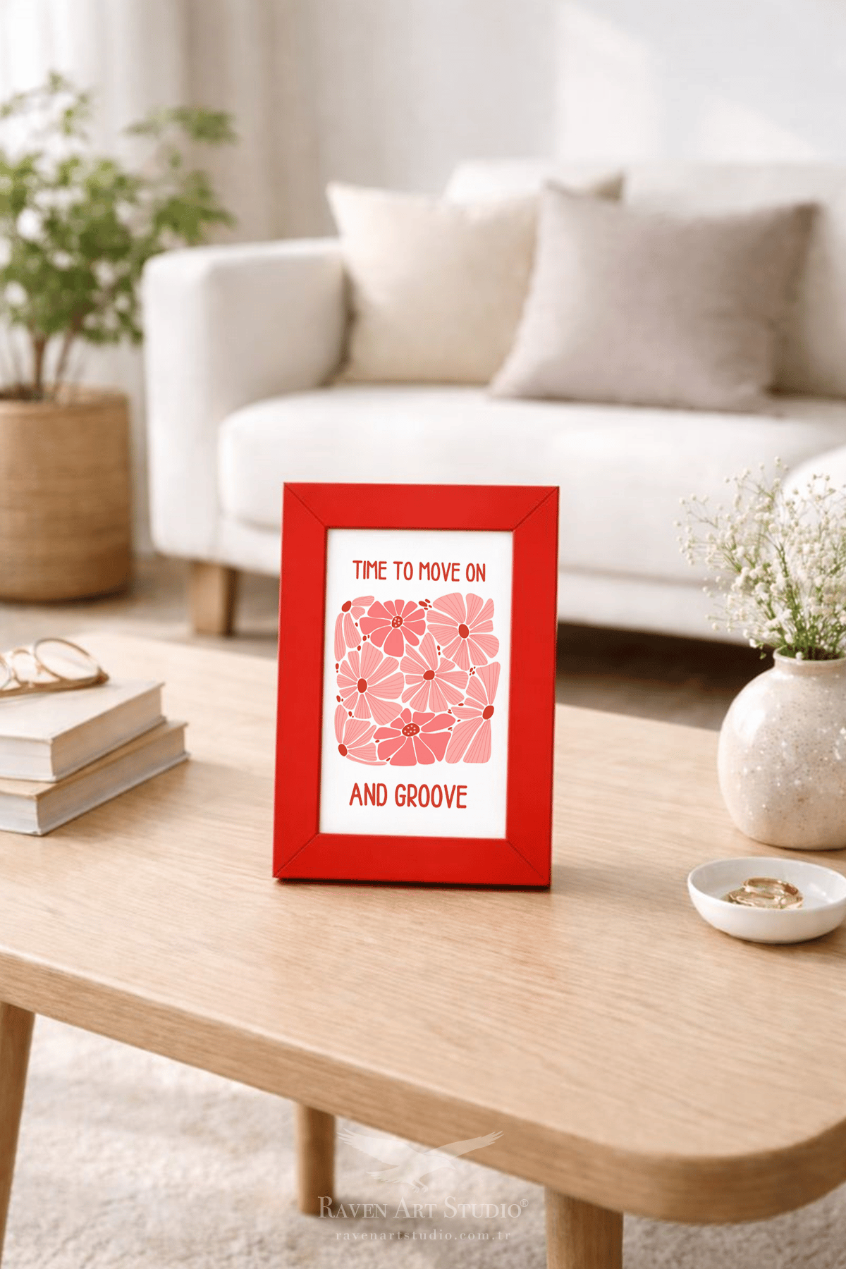 Louvre 10x15cm Kırmızı Resim Fotoğraf Belge Poster Evrak Çerçevesi Korumalı Kırılmaz Pleksi Cam