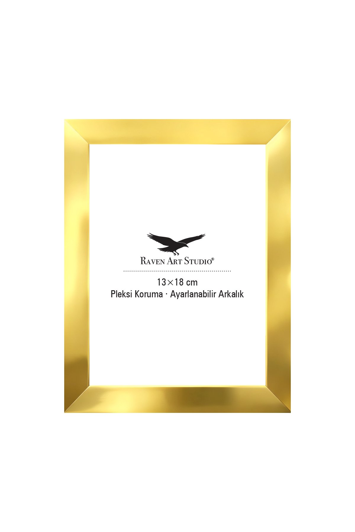 Louvre 13x18cm Altın Resim Fotoğraf Belge Poster Evrak Çerçevesi Korumalı Kırılmaz Pleksi Cam