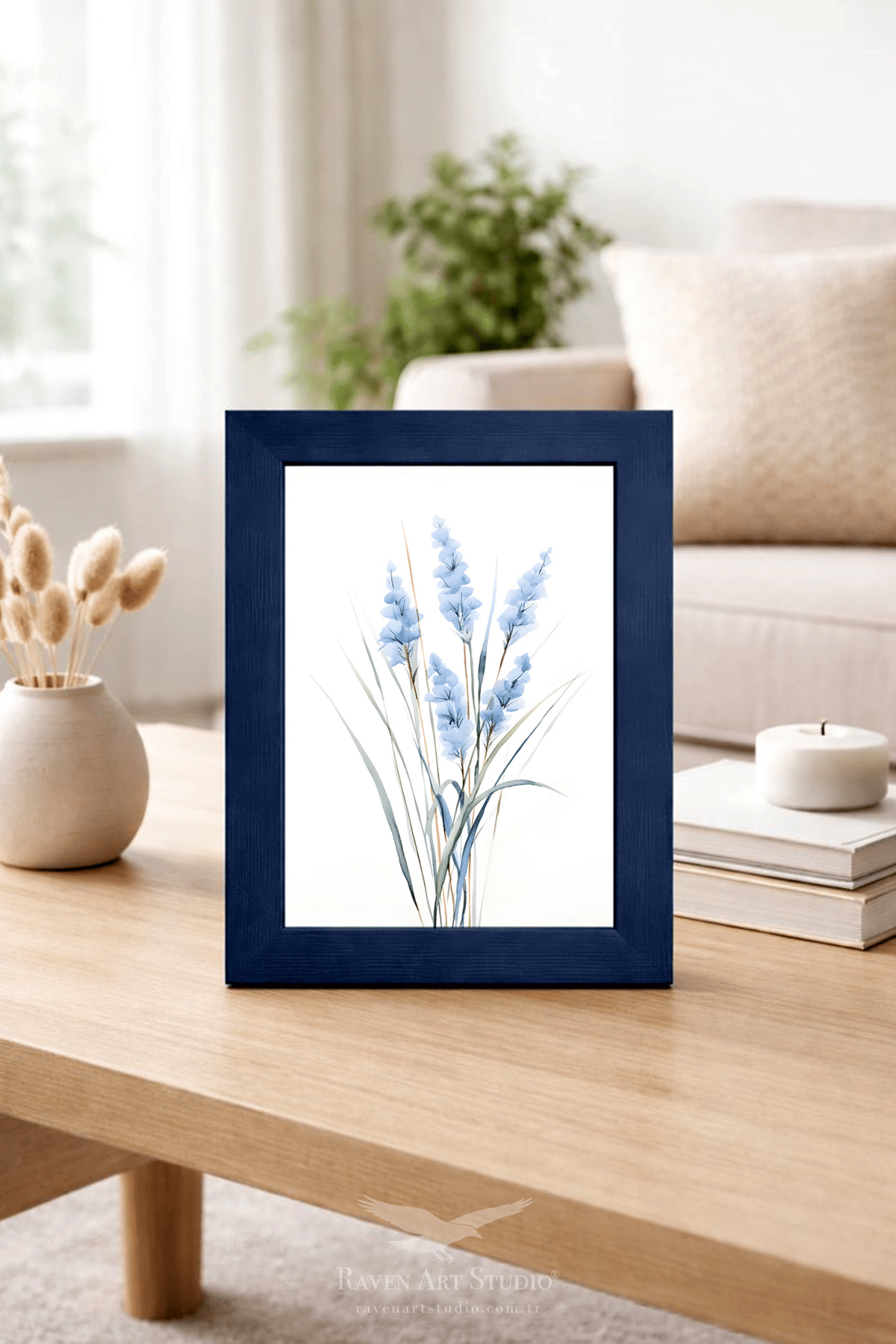 Louvre 13x18cm Lacivert Resim Fotoğraf Belge Poster Evrak Çerçevesi Korumalı Kırılmaz Pleksi Cam