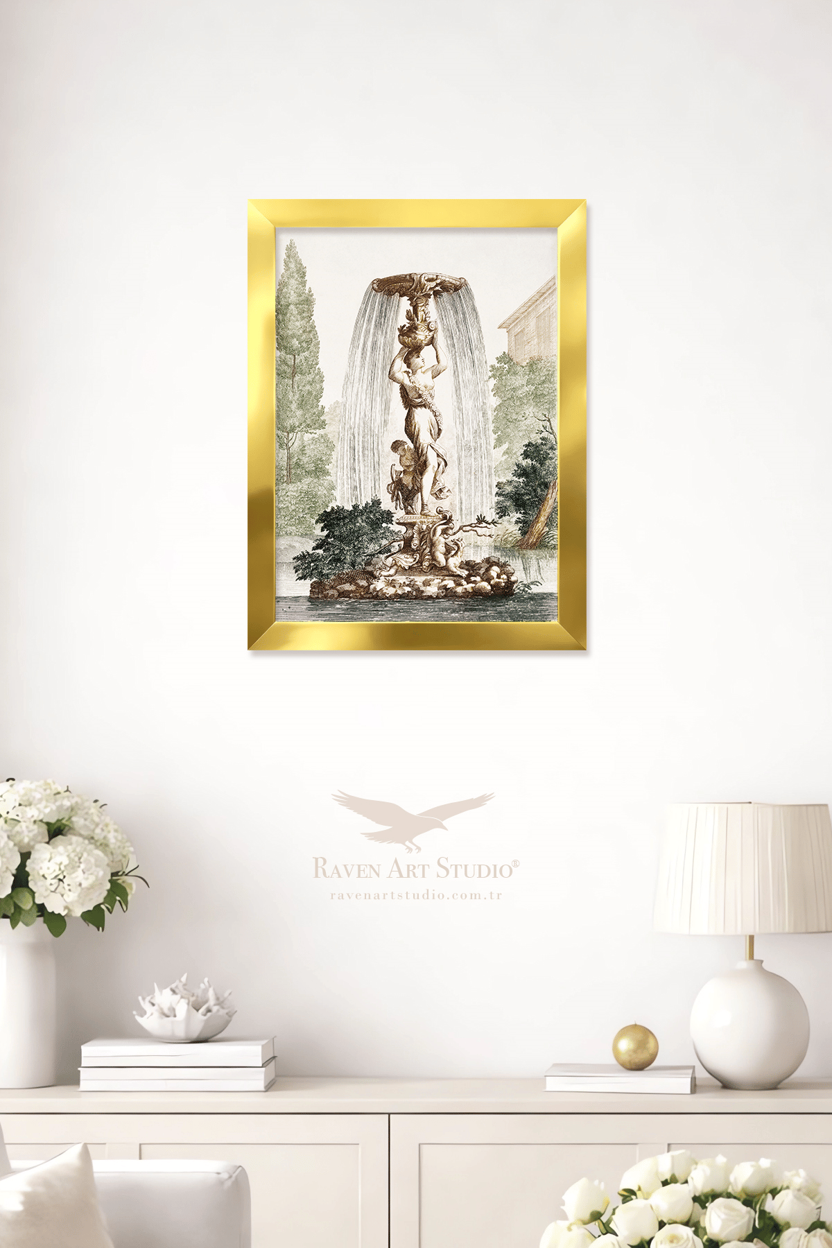 Louvre A3-30x42cm Altın Resim Fotoğraf Belge Poster Evrak Çerçevesi Korumalı Kırılmaz Pleksi Cam