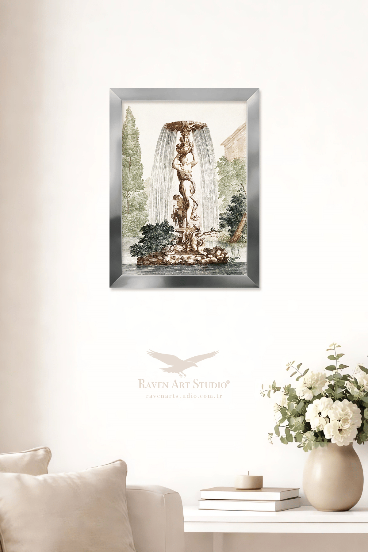 Louvre A3-30x42cm Gümüş Resim Fotoğraf Belge Poster Evrak Çerçevesi Korumalı Kırılmaz Pleksi Cam