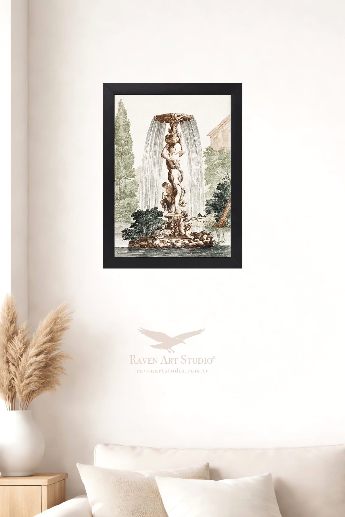 Louvre A3-30x42cm Siyah Resim Fotoğraf Belge Poster Evrak Çerçevesi Korumalı Kırılmaz Pleksi Cam