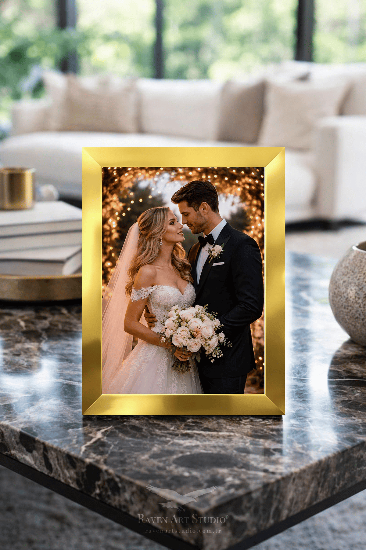 Louvre A5-15x21cm Altın Resim Fotoğraf Belge Poster Evrak Çerçevesi Korumalı Kırılmaz Pleksi Cam