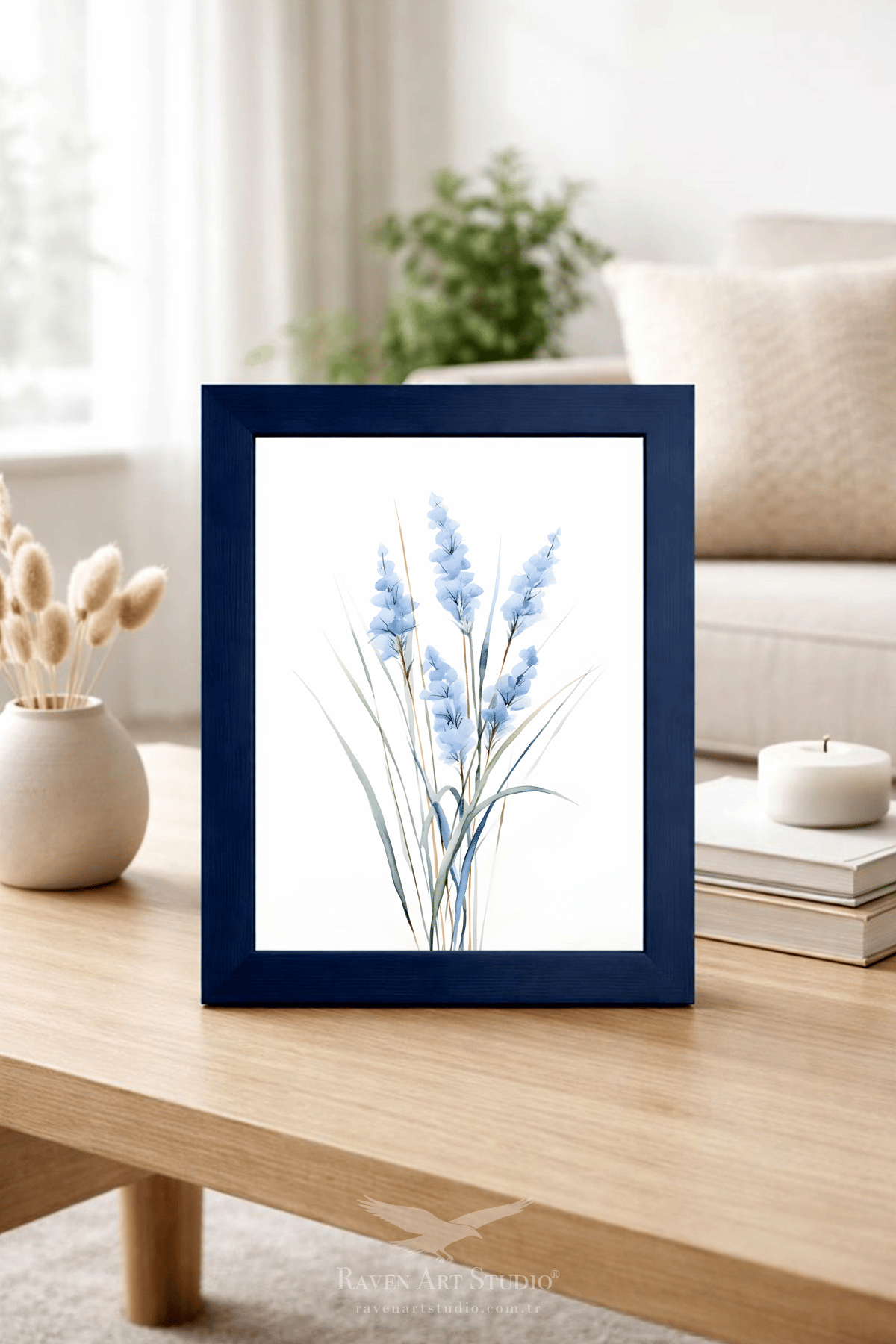 Louvre A5-15x21cm Lacivert Resim Fotoğraf Belge Poster Evrak Çerçevesi Korumalı Kırılmaz Pleksi Cam