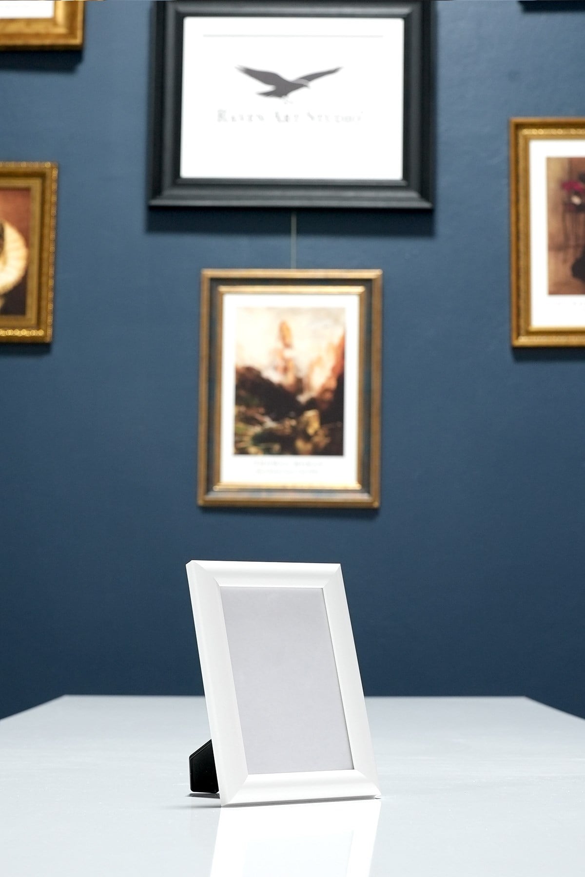 Pergamon 10x15cm Beyaz Resim Fotoğraf Belge Poster Evrak Çerçevesi Korumalı Kırılmaz Pleksi Cam