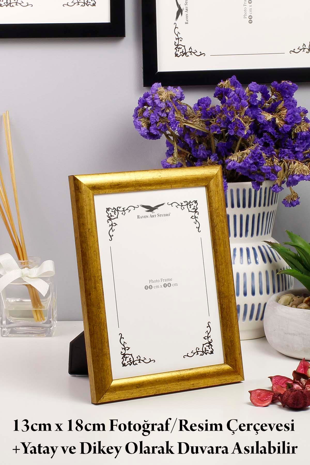 Pergamon Altın 3'lü Set 10x15cm + 13x18cm + 15x21cm Korumalı Kırılmaz Pleksi Cam