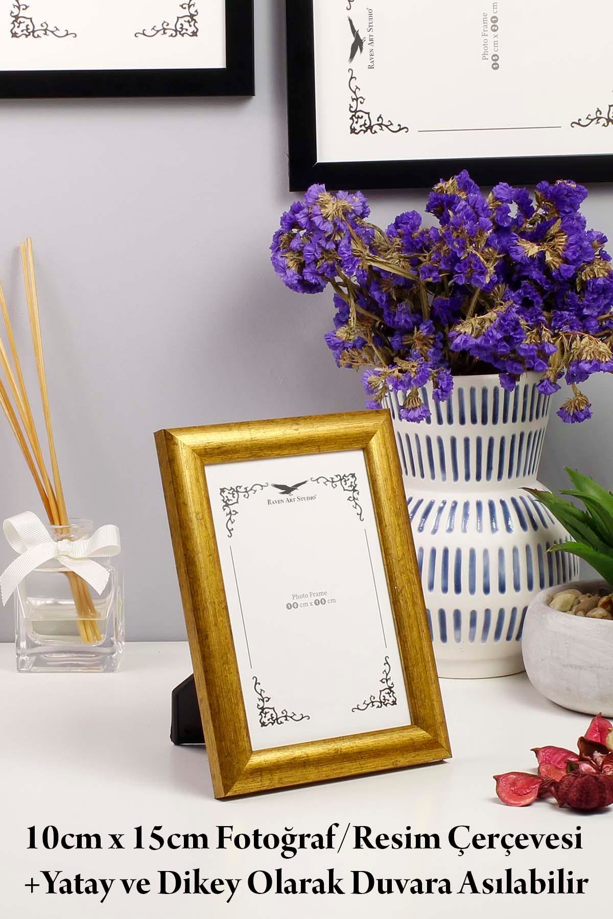 Pergamon Altın 3'lü Set 10x15cm + 13x18cm + 15x21cm Korumalı Kırılmaz Pleksi Cam