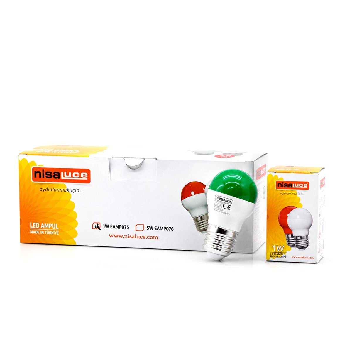 10 ADET 1W E27 YEŞiL YUVARLAK GECE LAMBASI LED AMPUL EAMP-075 (5293)