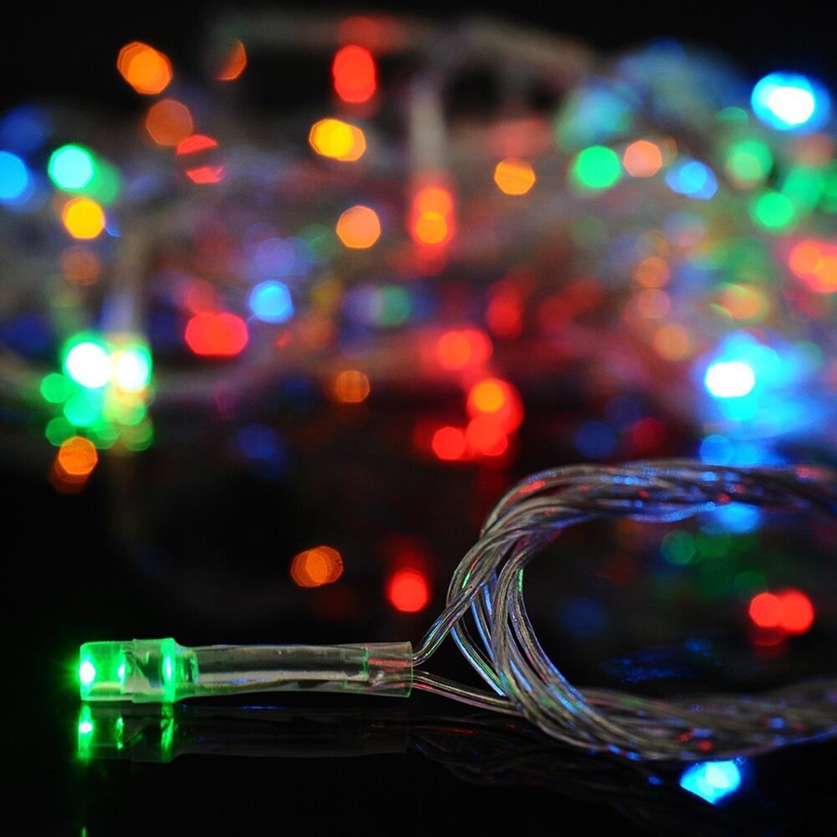 10 Metre 100 Ledli 8 Fonksiyonlu Karışık Renkli RGB Led Lamba (5293)