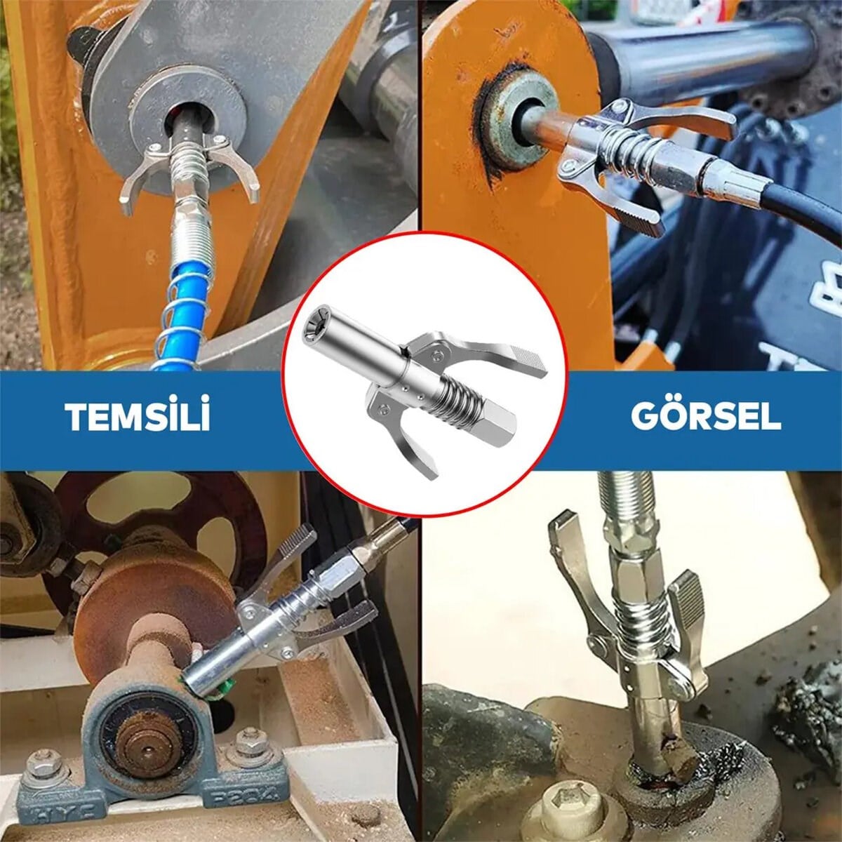 10PCS MANDALLI GRESS POMPA UCU SETİ (5293)