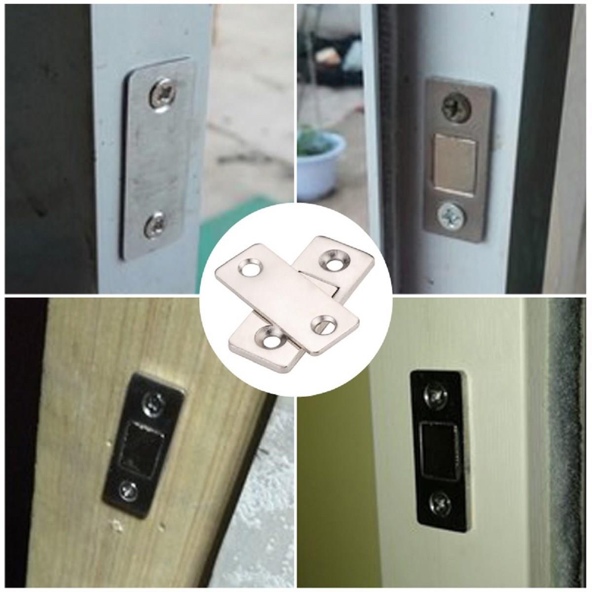 2 Çift Çok Amaçlı Kapı Kapak Dolap Çekmece Mobilya Durdurucu Kapatıcı Mıknatıslar (5293)