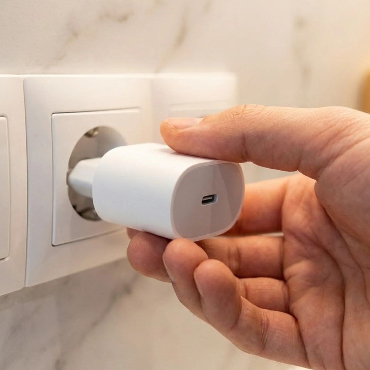 20W USB-C Hızlı Şarj Adaptörü – Power Delivery (PD) Destekli Güç Adaptörü, Güvenli Şarj Başlığı (5293)