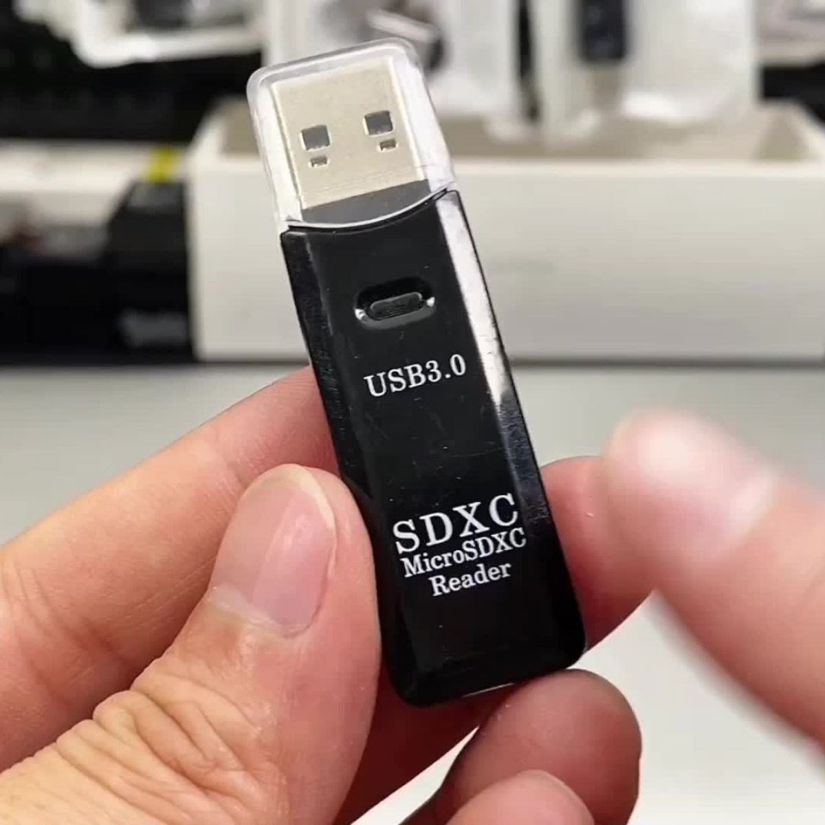2in1 Usb 3.0 Micro Sd Hafıza Kartı - Tf Kart Okuyucu Hub Adaptör Veri Aktarıcı (5293)
