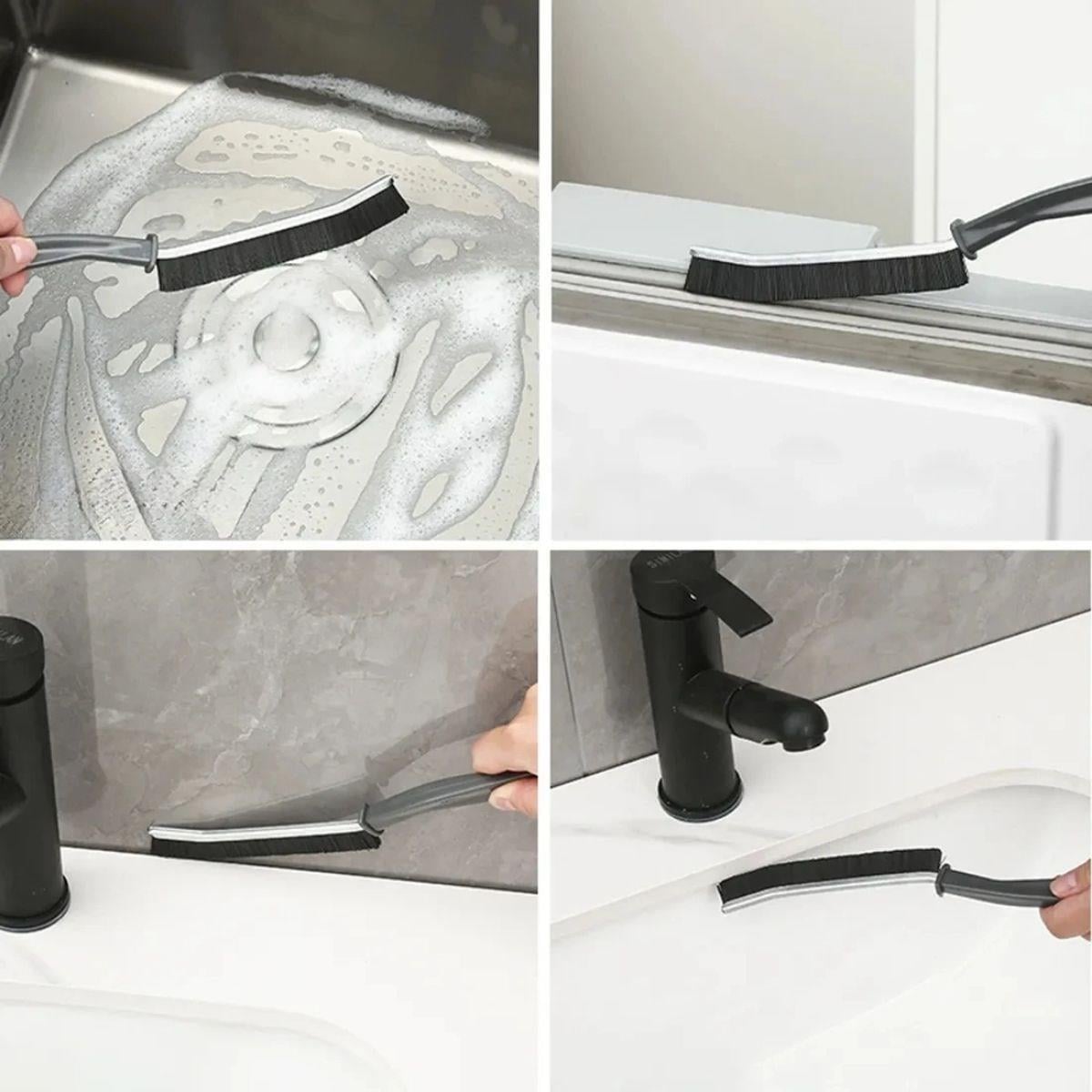 2li Çok Amaçlı Multi Ince Temizlik Fırçası Derz Arası Banyo Mutfak Lavabo Detay Temizleme Fırçası (5293)