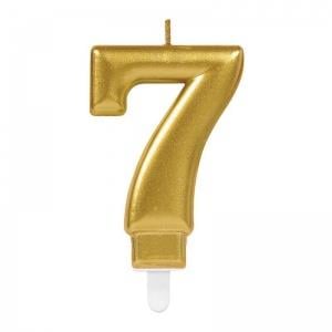 7 Rakam Mum Gold Renk (5293)