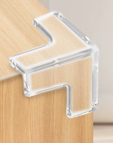 8 li Set Silikon Şeffaf Masa Kenarı Koruma Aparatı (5293)