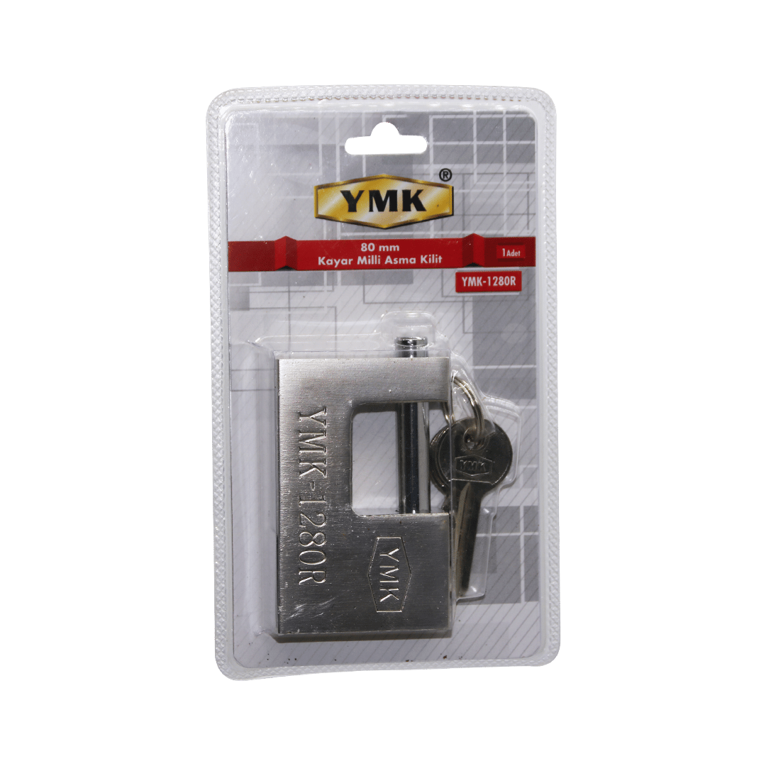 80MM GRİ KAYAR MİLLİ ASMA KİLİT (5293)