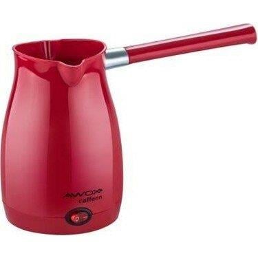 AWOX CAFFEEN  KIRMIZI  ELEKTRİKLİ CEZVE  TÜRK KAHVESİ  MAKİNESİ  PLASTİK   ÇİFT AĞIZ   0.4LT - 5 FİNCAN   1000W (5293)