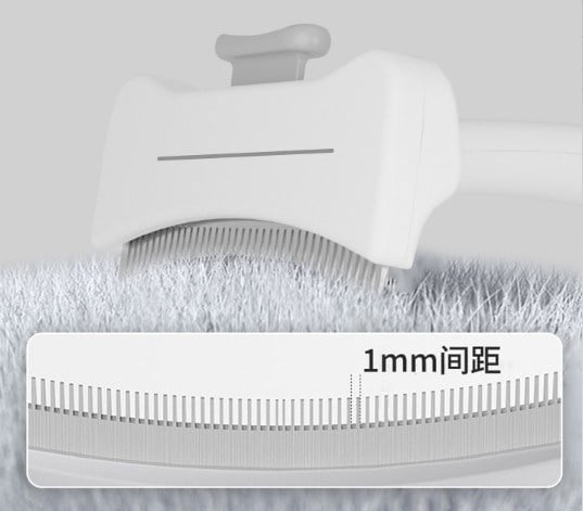 Basmalı Metal Uçlu Evcil Hayvan Tüy Toplama Tarağı  CM-586 (5293)