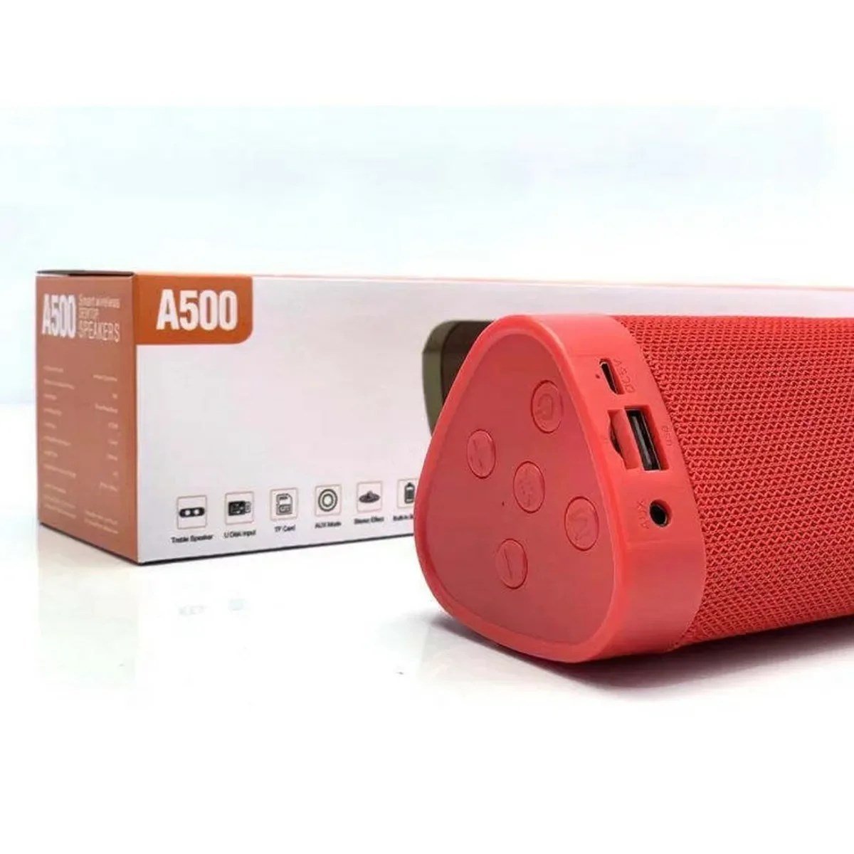 Bluetooth 5.0 Hoparlör Model A500 | Güçlü Bas ve Harika Sese Sahip Kablosuz Bluetooth Hoparlör (5293)