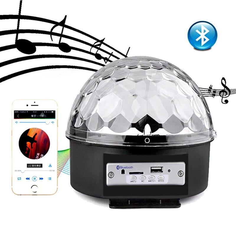 Bluetooth Sd Aux Usb Led Disko Lamba Topu Speaker (5293)