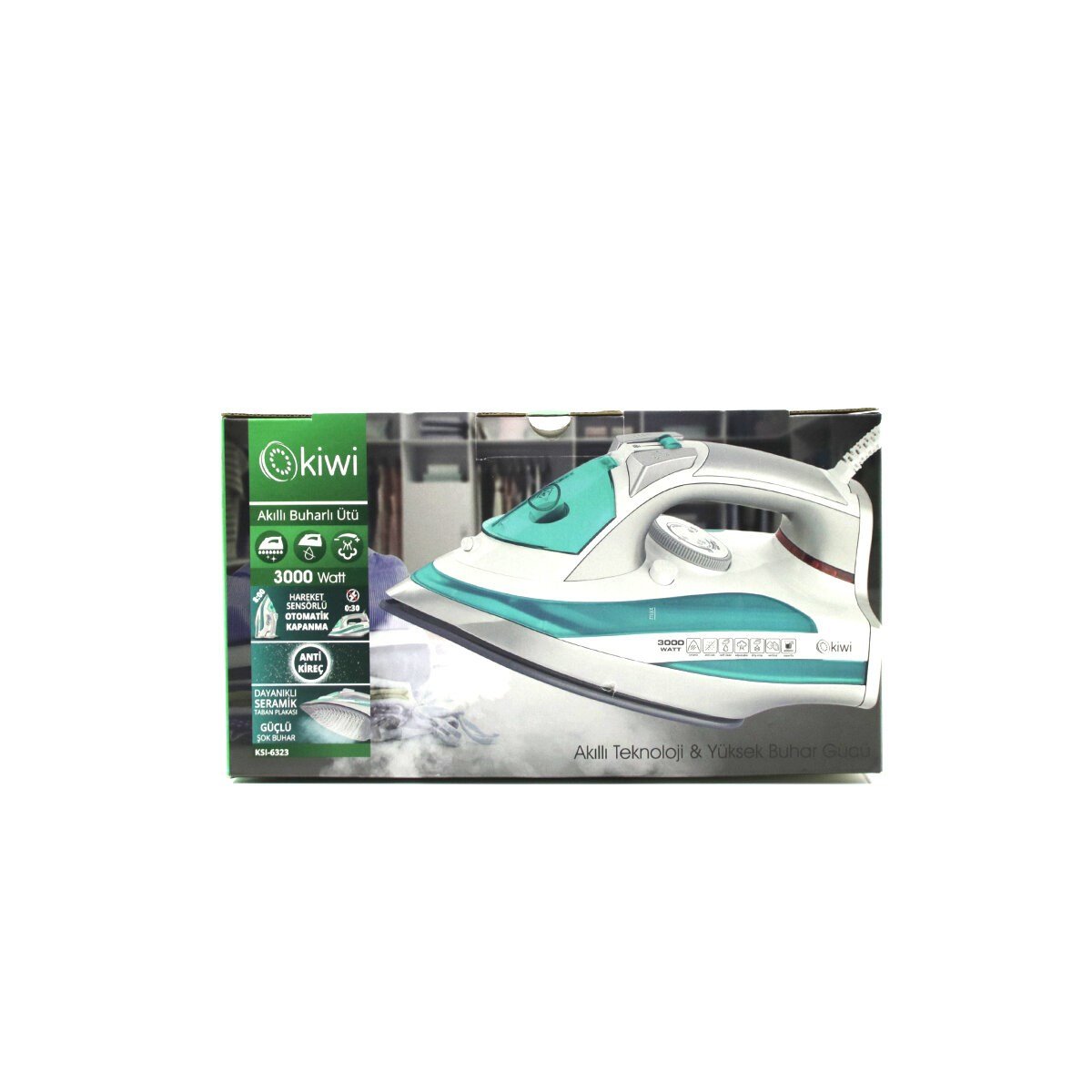 BUHARLI ÜTÜ SERAMİK TABAN 3000W KSI-6323 (5293)