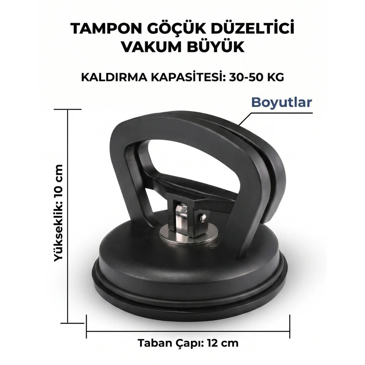 Büyük Boy Vakumlu Göçük Düzeltici ve Cam Taşıma Aparatı – Tampon Kaporta Ezik Düzeltici Pratik Oto Onarım Aleti (5293)