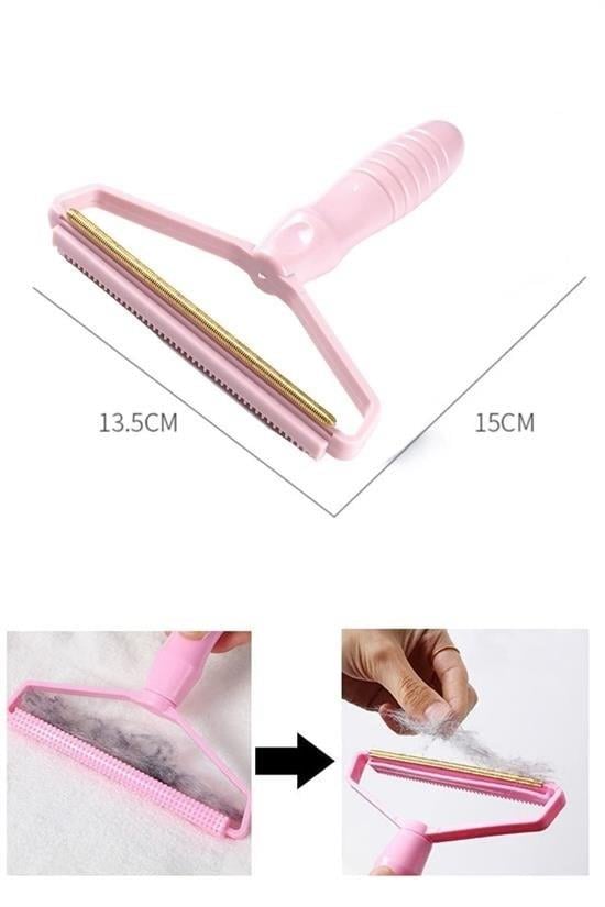 Çift Taraflı Elbise Kazak Plastik Kumaş Tüy Alma ve Tiftik Temizleyici Toplayıcı Taşınabilir (5293)