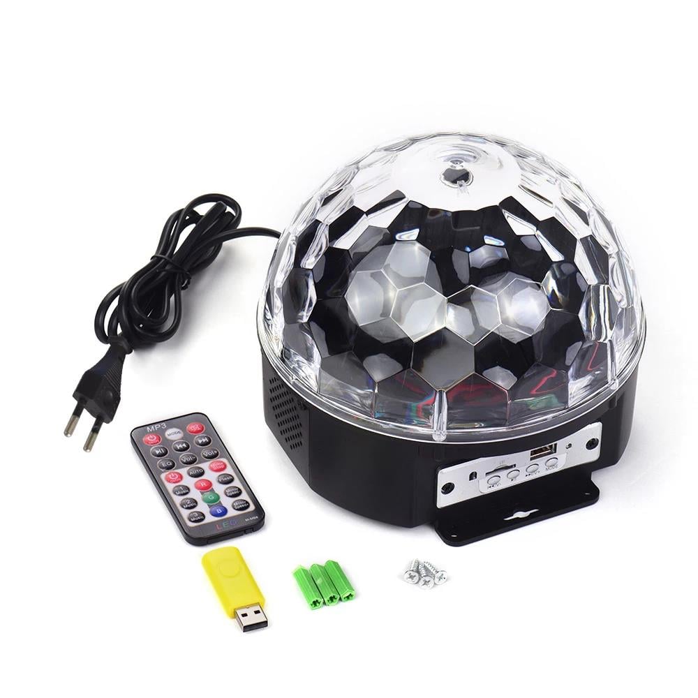 Disko Topu Bluetooth Kumandalı Led Kristal (5293)