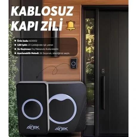 Kablosuz Su Geçirmez Kapı Zili (5293)