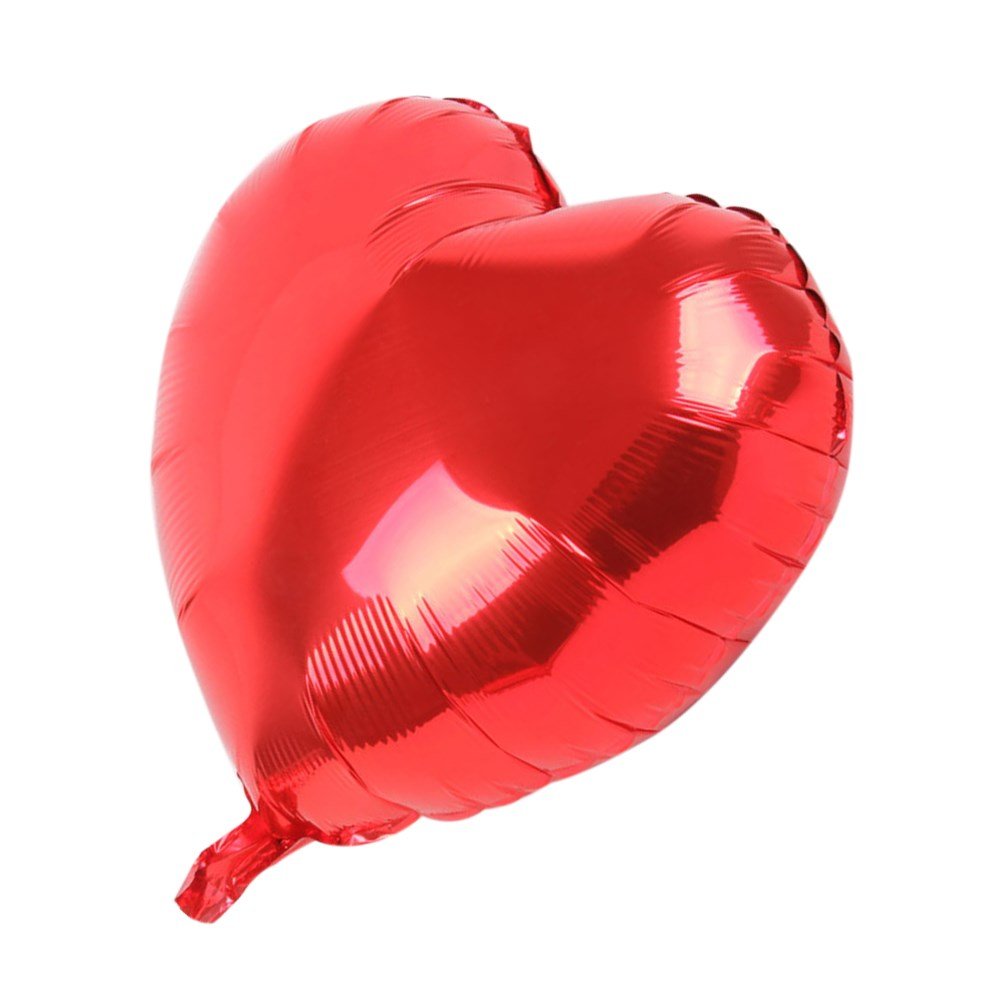 Kalp Balon Folyo Kırmızı 45 cm 18 inç (5293)