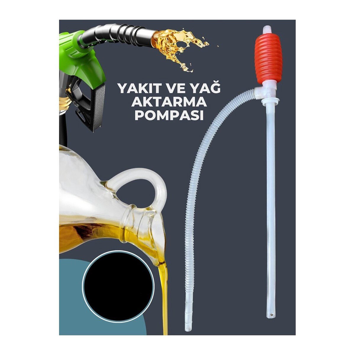 KÜÇÜK BOY PLASTİK MAZOT POMPASI - SU POMPASI (5293)