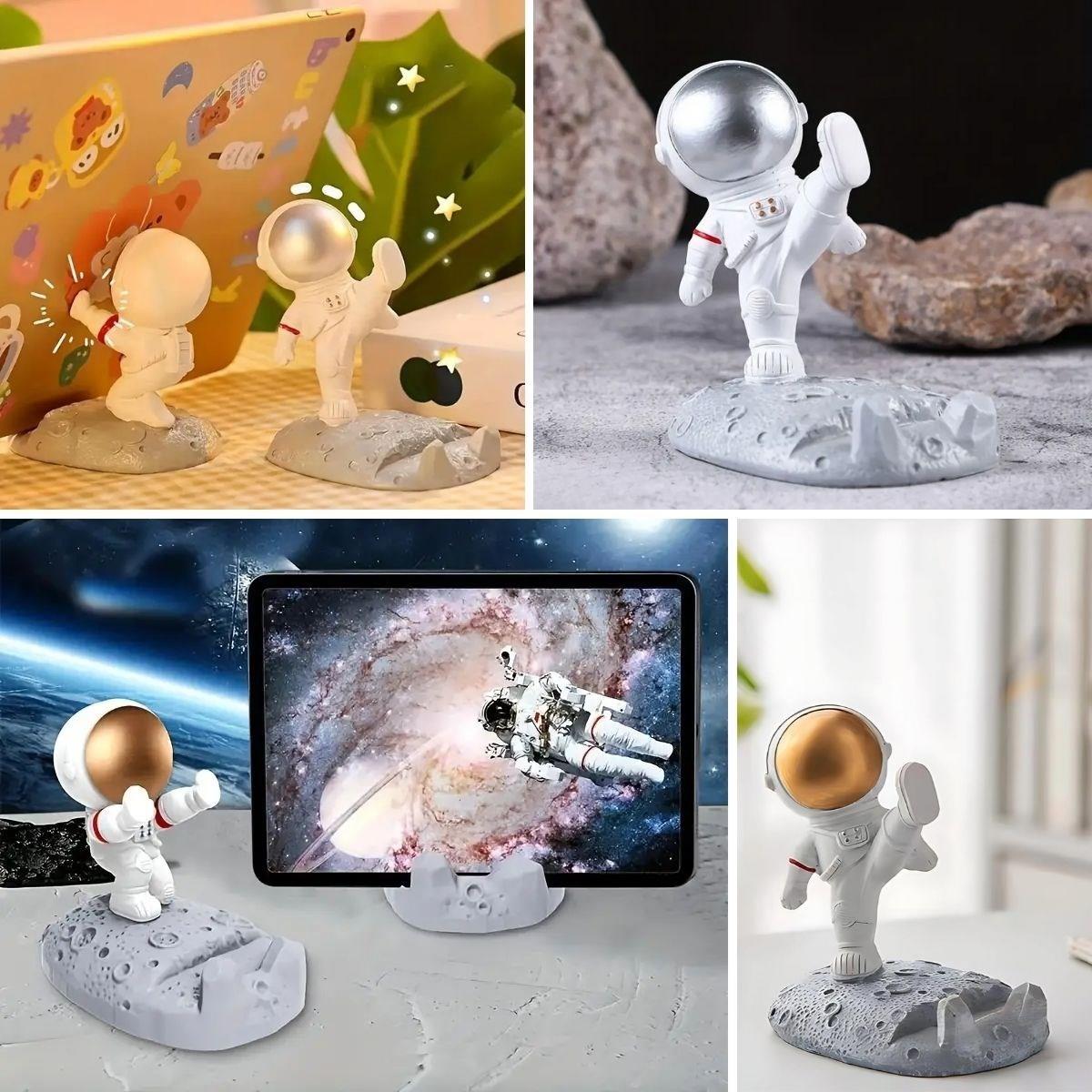 Mini Astronot Model Telefon ve Tablet Tutucu Standı (5293)