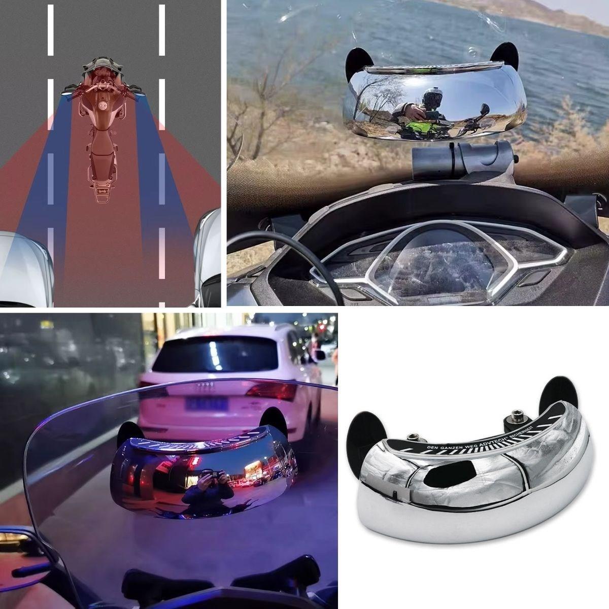 Motosiklet İçin Islanmaya Dayanıklı Geniş Açı Görme ve Kör Nokta Aynası (5293)