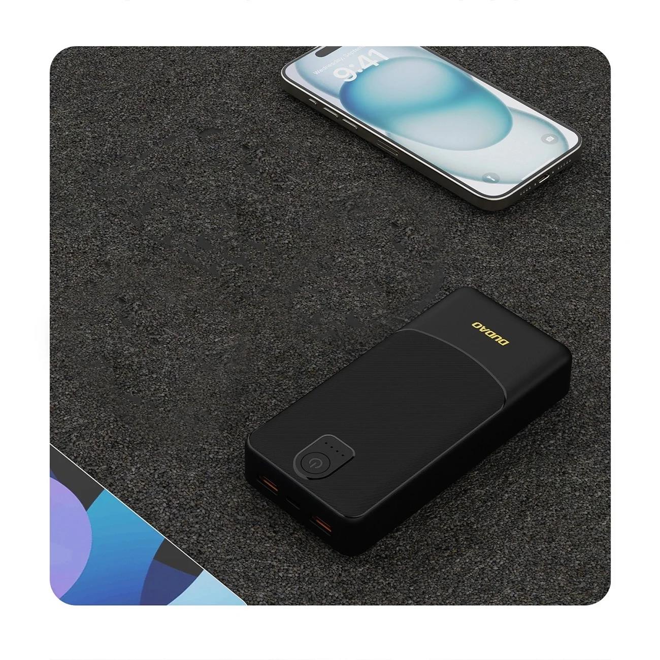 Powerbank Dudao K10Pro 2.4A 20000mAh 2 x USB-A - Siyah (5293)