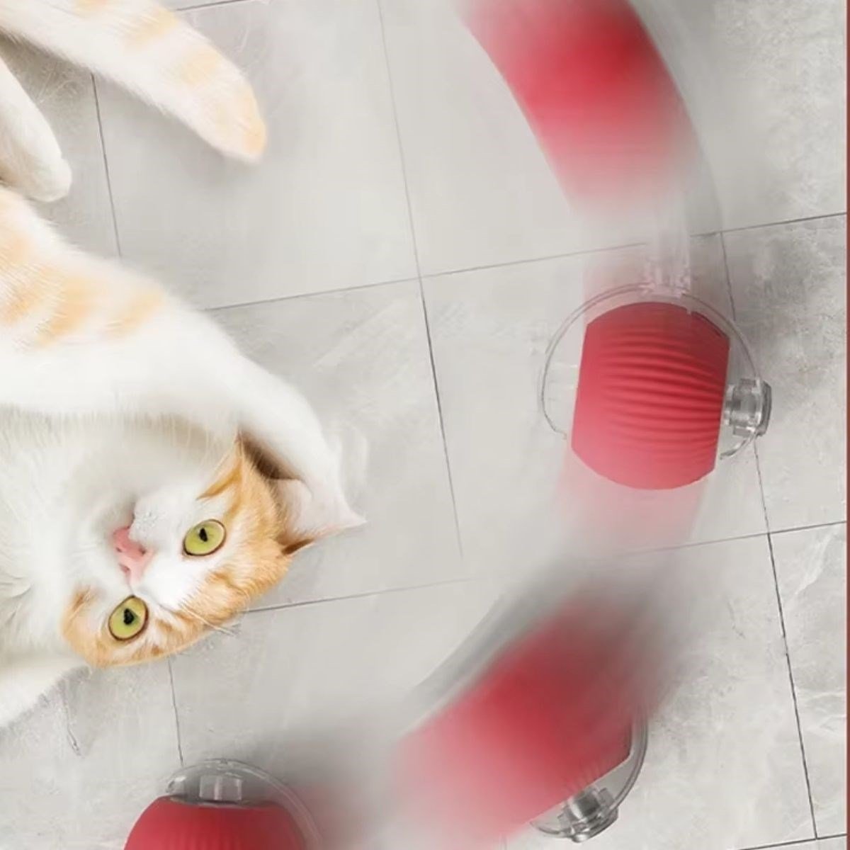 Şarjlı Otomatik Hareketli Kedi Köpek İçin 360 Derece Dönen İnteraktif Akıllı Oyun Topu (5293)
