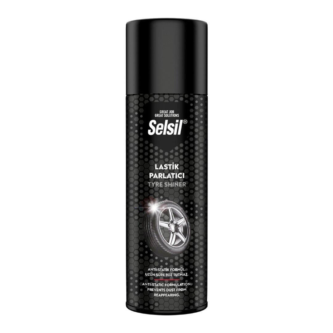 SELSİL OTO - ARAÇ LASTİK PARLATICI - TEMİZLEYİCİ SPREY 500ML (5293)