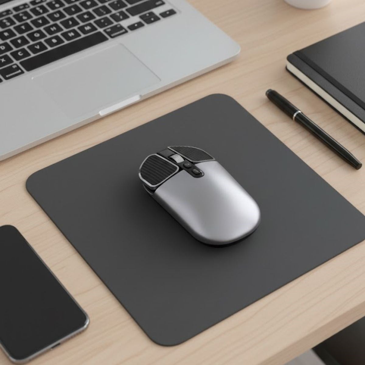 Sessiz Kablosuz Mouse – Wireless Optik Mouse, Sessiz Tıklama, Ergonomik Tasarım (5293)