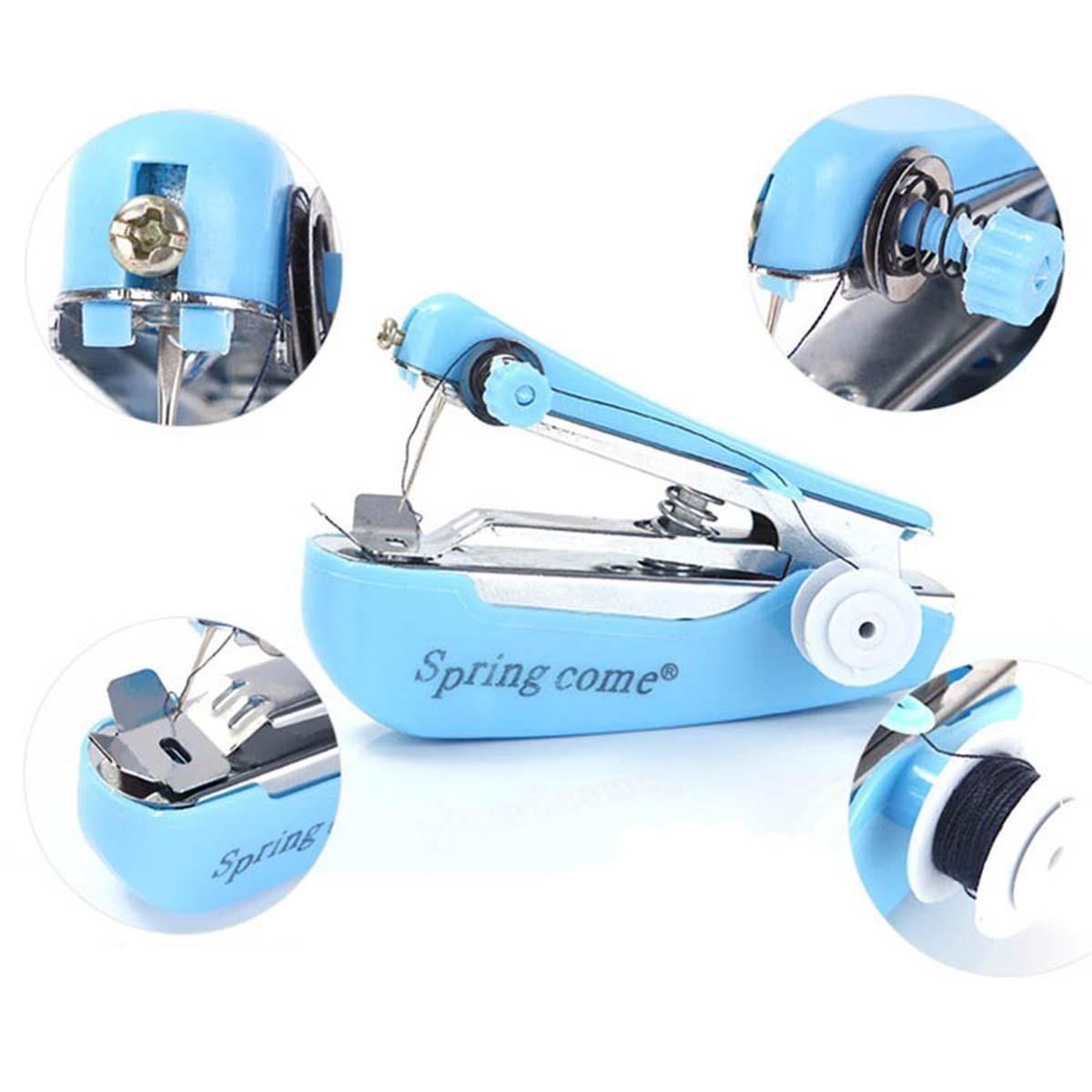Spring Come Mini Kolay Seyehat ve Ev Tipi El Dikiş Dikme Makinası (5293)