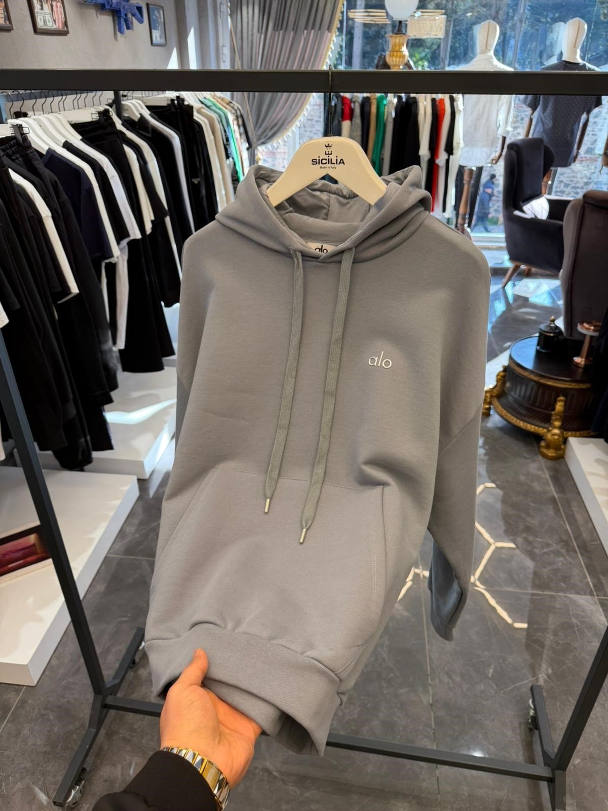 Alo Kapüşonlu Sweatshırt